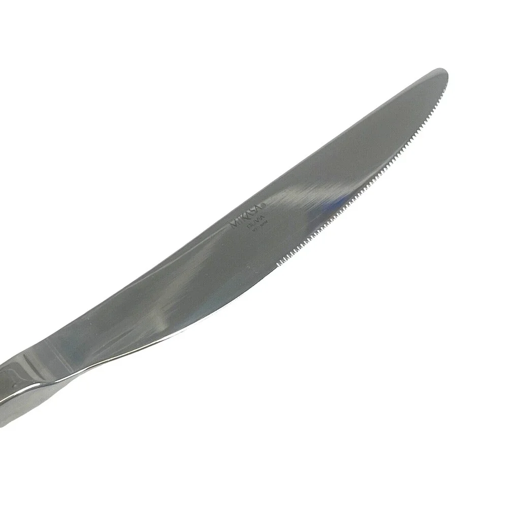 Mikasa Forged Stainless Steel Knife Olivia Satin Silver Tone Flatware Silverware